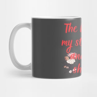 The Lord Is My Strength And My Shield Bible Verse Floral Scripture Quotes For Women Mug